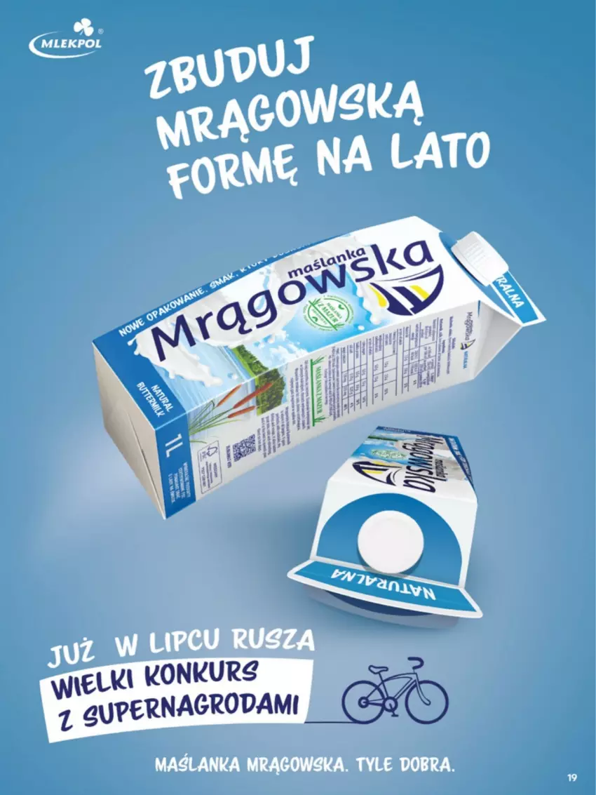 Gazetka promocyjna Delikatesy Centrum - Franczyza DC25 Poniedziałek - ważna 16.06 do 22.06.2025 - strona 19 - produkty: Maślanka