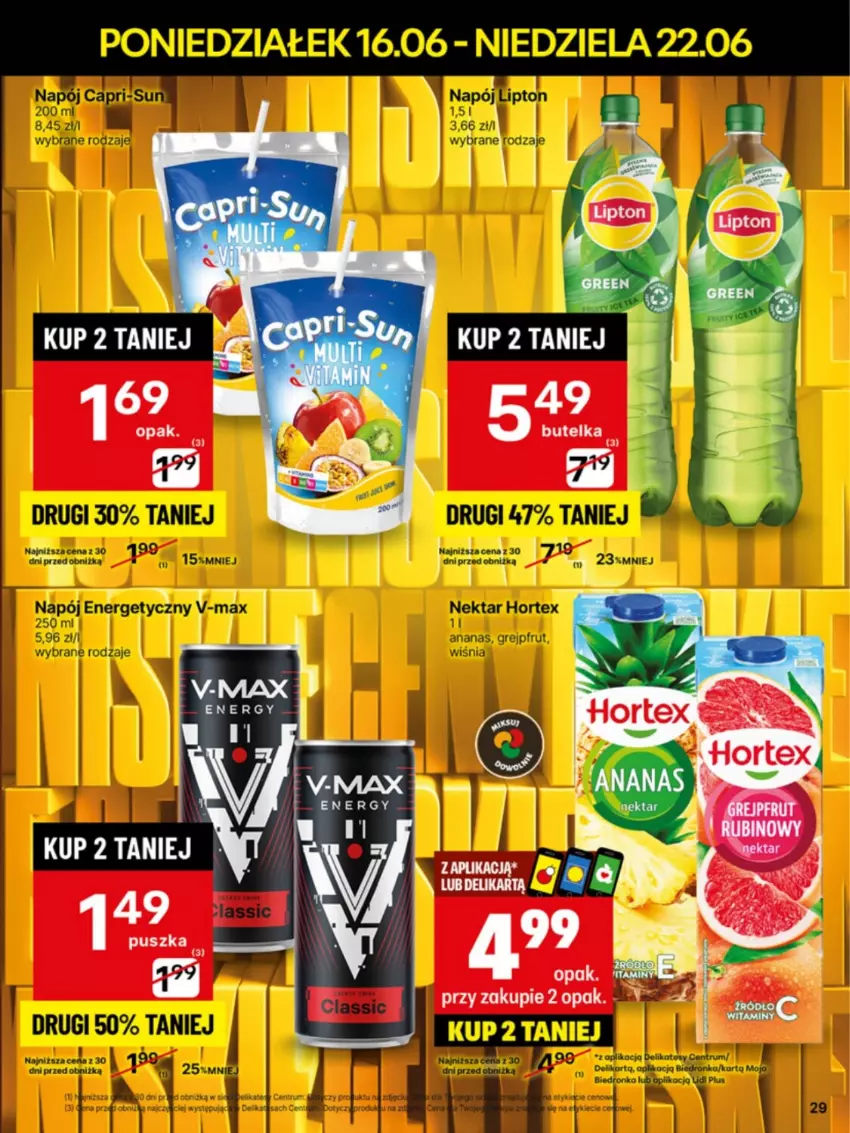 Gazetka promocyjna Delikatesy Centrum - Franczyza DC25 Poniedziałek - ważna 16.06 do 22.06.2025 - strona 29 - produkty: Hortex