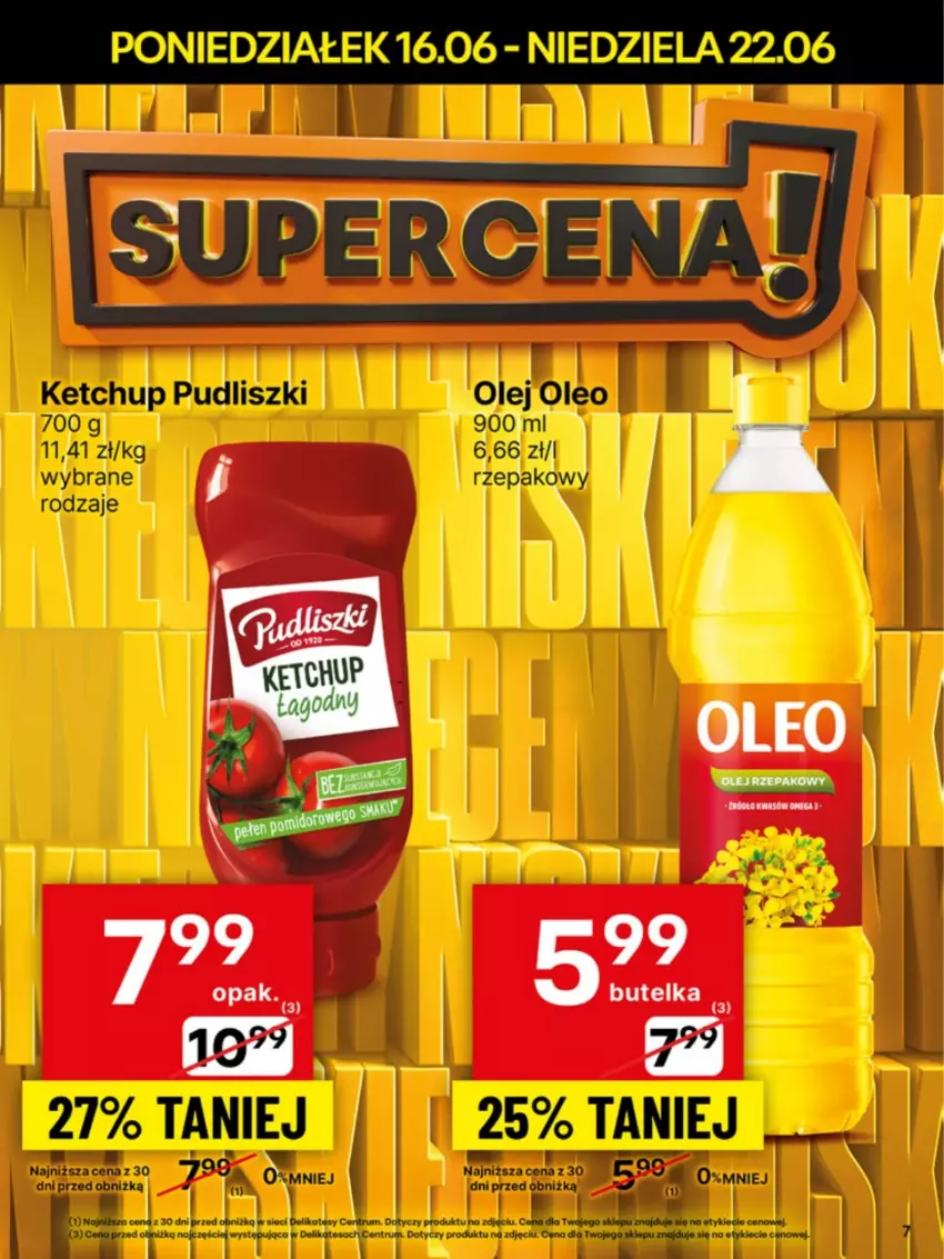 Gazetka promocyjna Delikatesy Centrum - Franczyza DC25 Poniedziałek - ważna 16.06 do 22.06.2025 - strona 7 - produkty: Ketchup