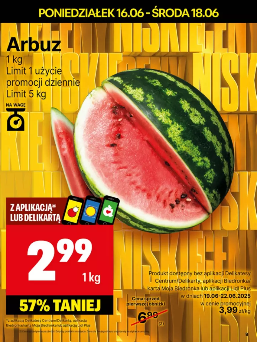 Gazetka promocyjna Delikatesy Centrum - Franczyza DC25 Poniedziałek - ważna 16.06 do 22.06.2025 - strona 9