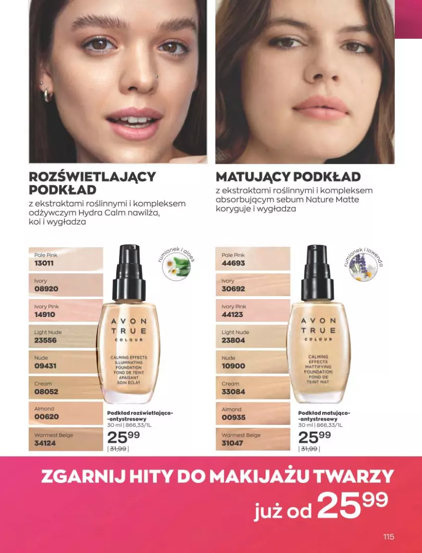 Gazetka promocyjna Avon - Katalog Avon 2/2023 kampania luty - ważna 01.02 do 28.02.2023 - strona 115 - produkty: Gra, Gry, LG, Podkład