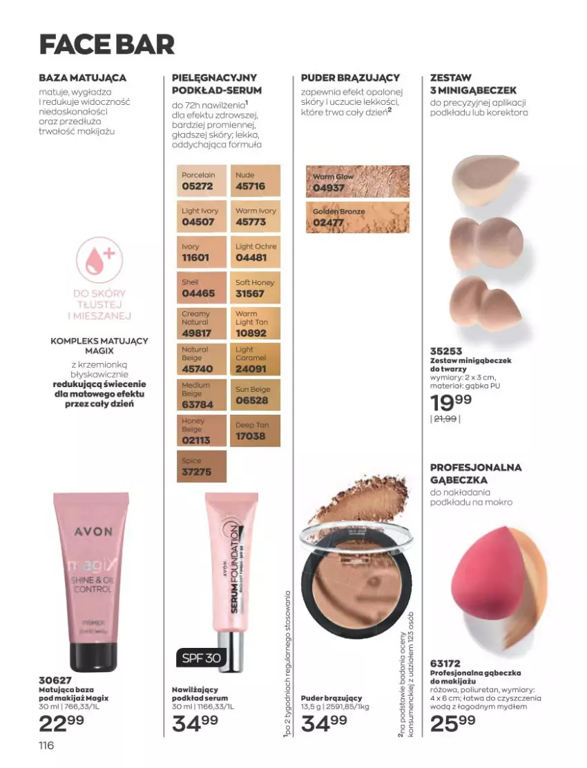 Gazetka promocyjna Avon - Katalog Avon 2/2023 kampania luty - ważna 01.02 do 28.02.2023 - strona 116 - produkty: Fa, Makijaż, Podkład, Puder, Rum, Ser, Serum