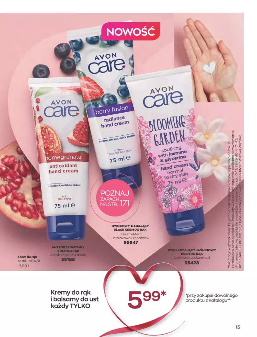 Gazetka promocyjna Avon - Katalog Avon 2/2023 kampania luty - ważna 01.02 do 28.02.2023 - strona 13 - produkty: Krem do rąk, Rama