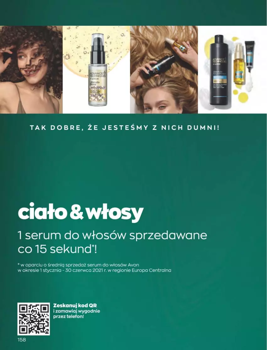 Gazetka promocyjna Avon - Katalog Avon 2/2023 kampania luty - ważna 01.02 do 28.02.2023 - strona 158 - produkty: 5 Sekund, Rum, Ser, Serum, Serum do włosów, Telefon