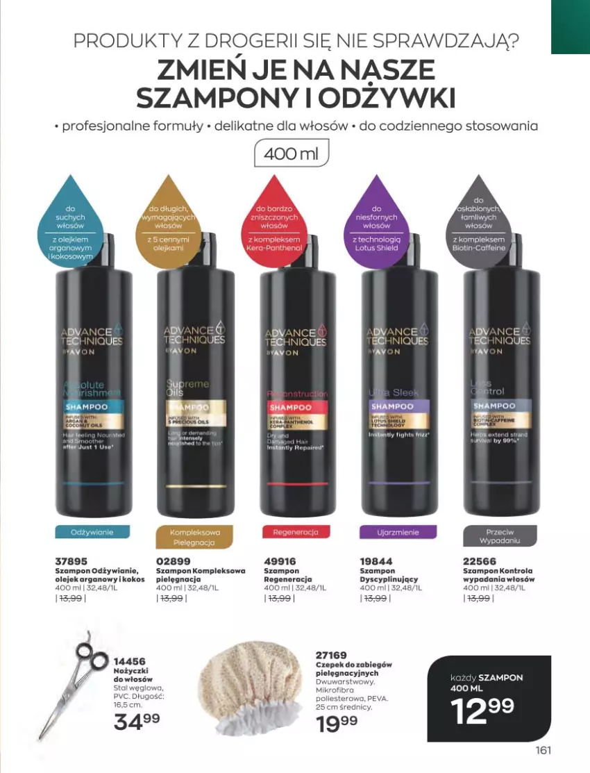 Gazetka promocyjna Avon - Katalog Avon 2/2023 kampania luty - ważna 01.02 do 28.02.2023 - strona 161 - produkty: EPEE, Koc, Kokos, Olej, Szampon