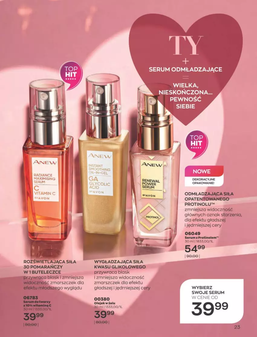 Gazetka promocyjna Avon - Katalog Avon 2/2023 kampania luty - ważna 01.02 do 28.02.2023 - strona 23 - produkty: Mars, Rum, Ser, Serum