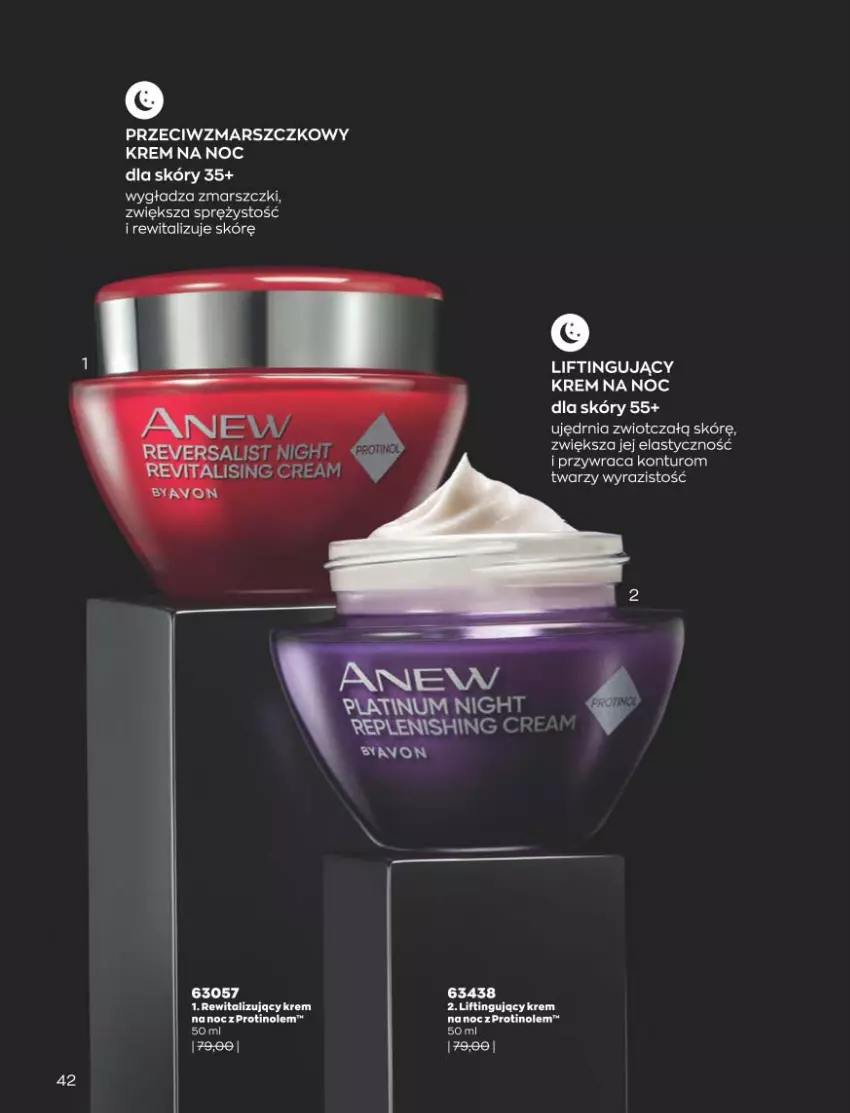 Gazetka promocyjna Avon - Katalog Avon 2/2023 kampania luty - ważna 01.02 do 28.02.2023 - strona 42 - produkty: Krem na noc, LG, Mars