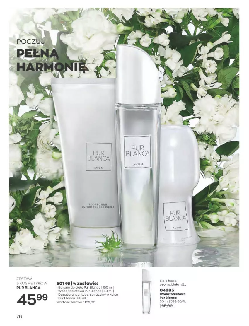 Gazetka promocyjna Avon - Katalog Avon 2/2023 kampania luty - ważna 01.02 do 28.02.2023 - strona 76 - produkty: Body, Pur, Róża, Woda, Woda toaletowa