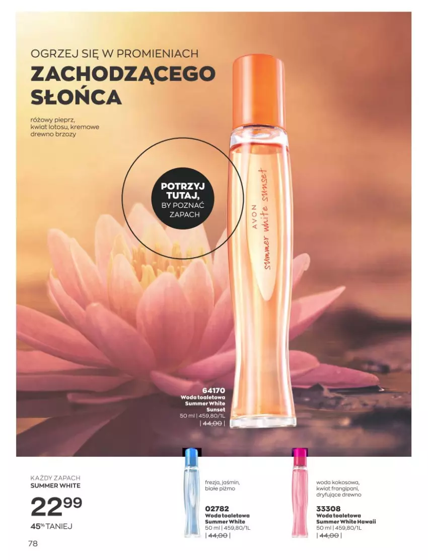 Gazetka promocyjna Avon - Katalog Avon 2/2023 kampania luty - ważna 01.02 do 28.02.2023 - strona 78 - produkty: Kokos, Pieprz, Woda, Woda toaletowa