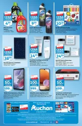 Gazetka promocyjna Auchan - Skarbonka #22 - Gazetka - ważna od 08.06 do 08.06.2022 - strona 4 - produkty: Płyn do prania, Krem do twarzy, Domestos, Por, Amol, Booster, Tablet, Skaner, Ręcznik, Urządzenie wielofunkcyjne, Bateria, Samsung, Gala, Smartfon, HP