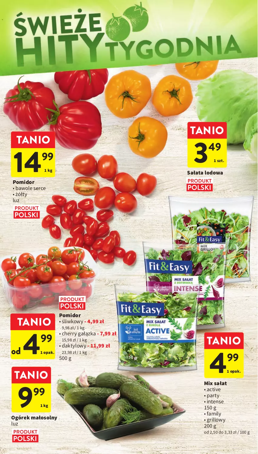 Gazetka promocyjna Intermarche - Gazetka Intermarche - ważna 03.08 do 09.09.2023 - strona 15 - produkty: Fa, Grill, Ogórek, Sałat, Sałata lodowa, Ser