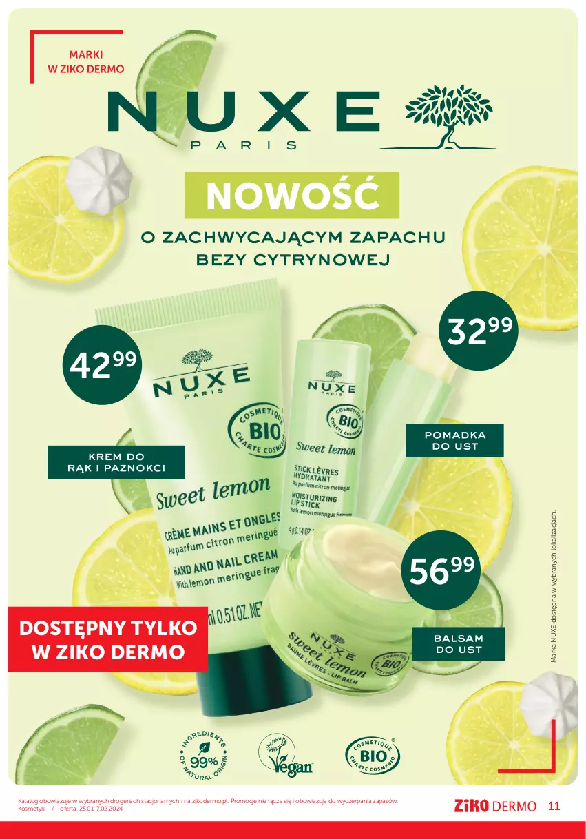 Gazetka promocyjna Ziko - Gazetka Ziko Dermo - ważna 25.01 do 07.02.2024 - strona 11 - produkty: Nuxe