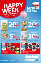 Gazetka promocyjna Auchan - Skarbonka #30 - Gazetka - ważna od 04.08 do 04.08.2021 - strona 1 - produkty: Tulipan, Olej arganowy, Perła, Lirene, Olej, Meble, LG, Fa