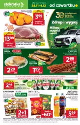 Gazetka promocyjna Stokrotka - Supermarket - Gazetka - ważna od 04.12 do 04.12.2024 - strona 1 - produkty: Piwa, Piwo, Ser, Por, Gra, 7up, Chipsy, Mirinda, Pomarańcze, Perła, Pepsi, Toffifee, Kabanos, Lay’s, Napój, HP