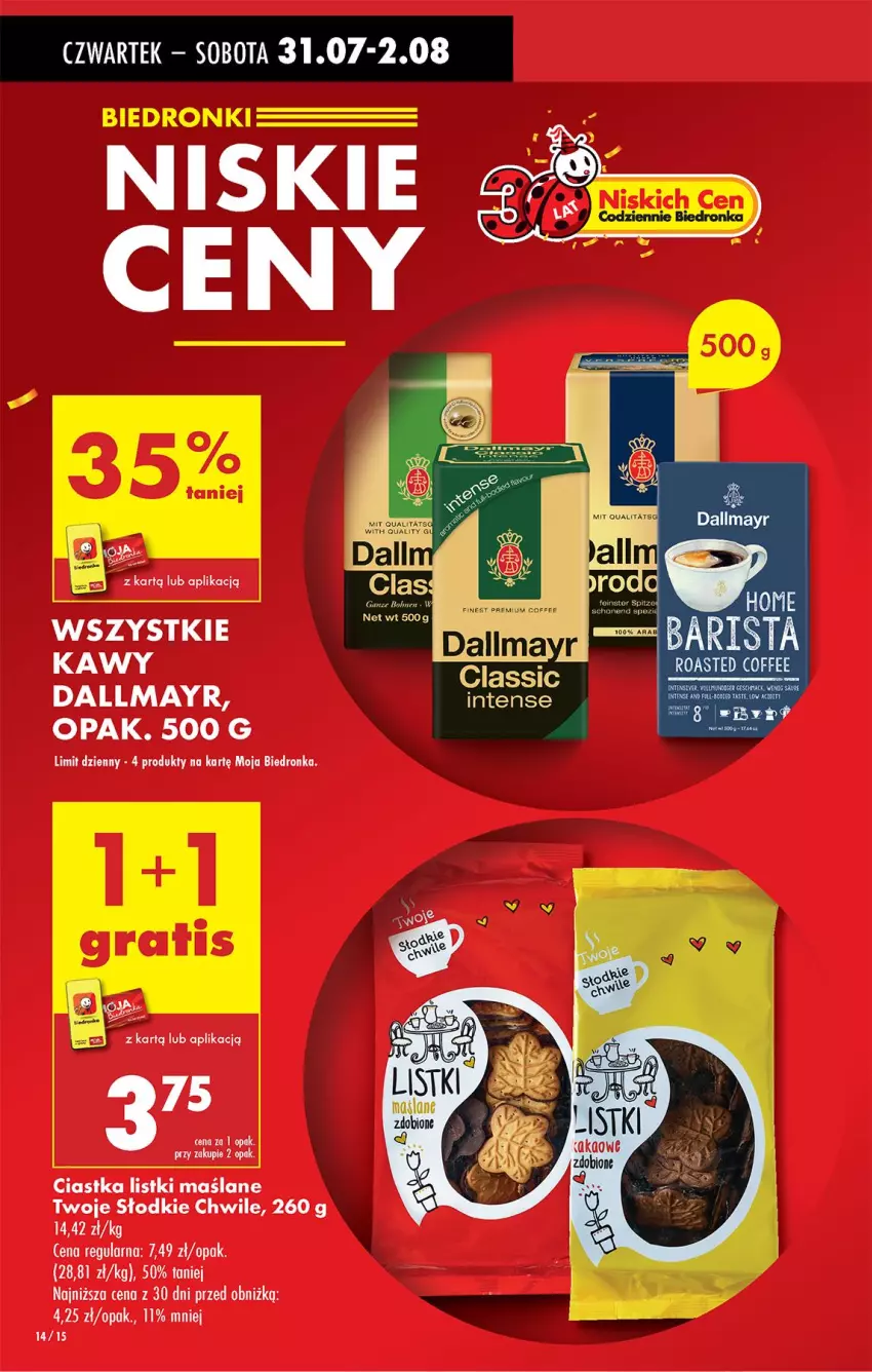 Gazetka promocyjna Biedronka - Od Czwartku - ważna 31.07 do 06.08.2025 - strona 20 - produkty: Ciastka, Dallmayr, Leon