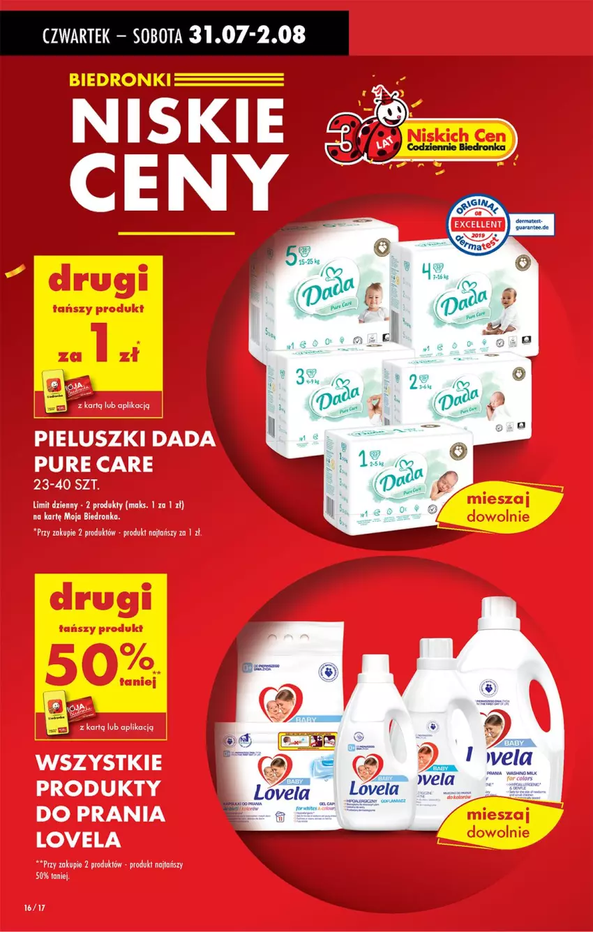 Gazetka promocyjna Biedronka - Od Czwartku - ważna 31.07 do 06.08.2025 - strona 22 - produkty: Dada, Fa, Lovela, Pur