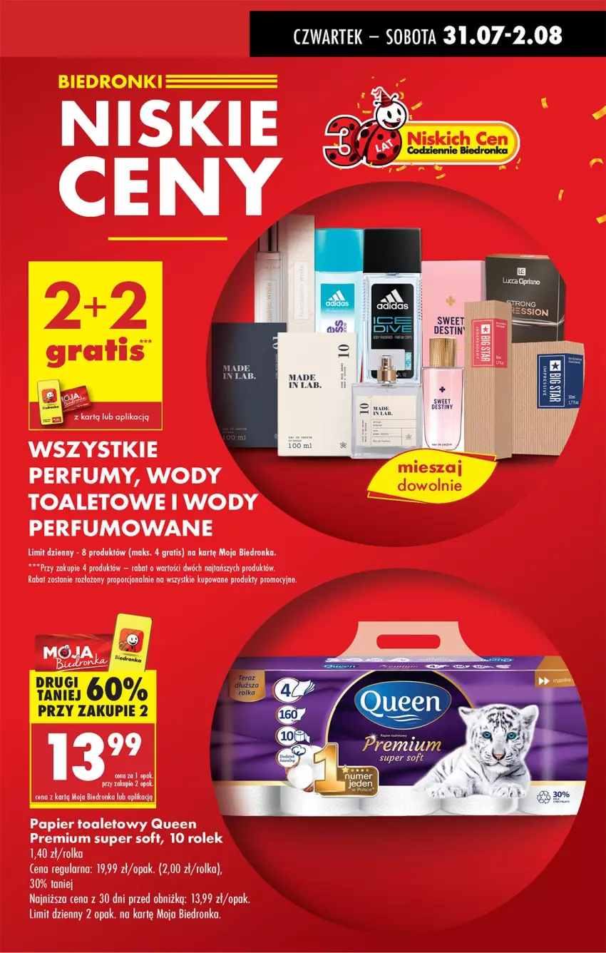 Gazetka promocyjna Biedronka - Od Czwartku - ważna 31.07 do 06.08.2025 - strona 23 - produkty: Gra, Papier, Papier toaletowy, Perfum, Por