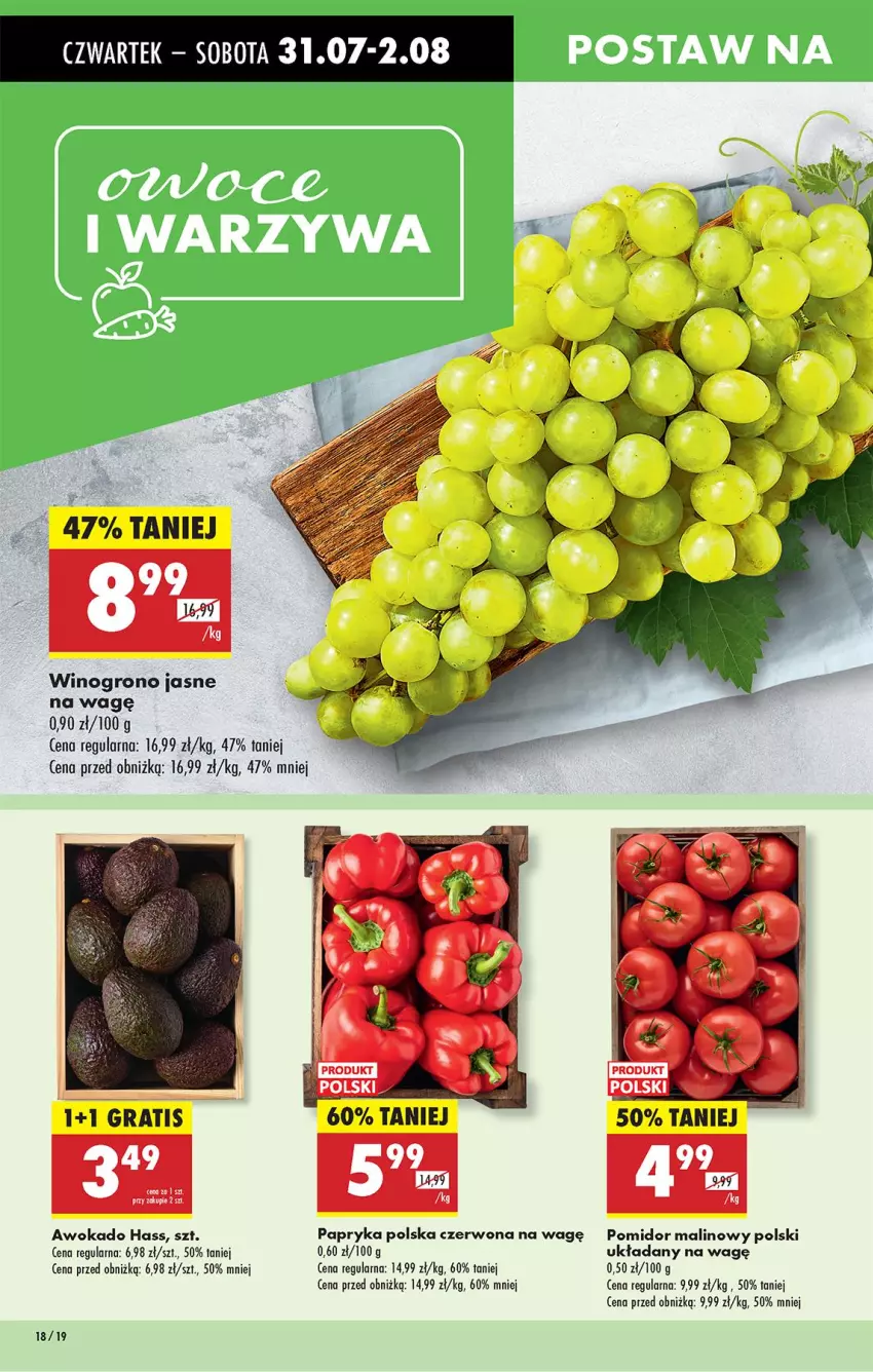 Gazetka promocyjna Biedronka - Od Czwartku - ważna 31.07 do 06.08.2025 - strona 26 - produkty: Gra, Papryka, Pomidor malinowy, Wino