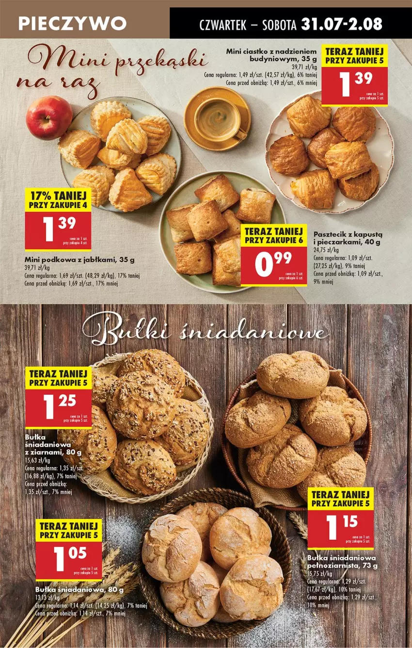 Gazetka promocyjna Biedronka - Od Czwartku - ważna 31.07 do 06.08.2025 - strona 35 - produkty: Danio, Jabłka, Kapustą, Piec, Pieczarka, Tera