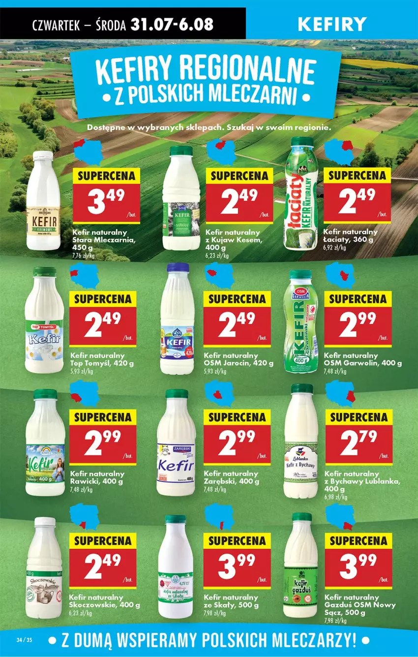 Gazetka promocyjna Biedronka - Od Czwartku - ważna 31.07 do 06.08.2025 - strona 46 - produkty: Fa, Kefir, LG