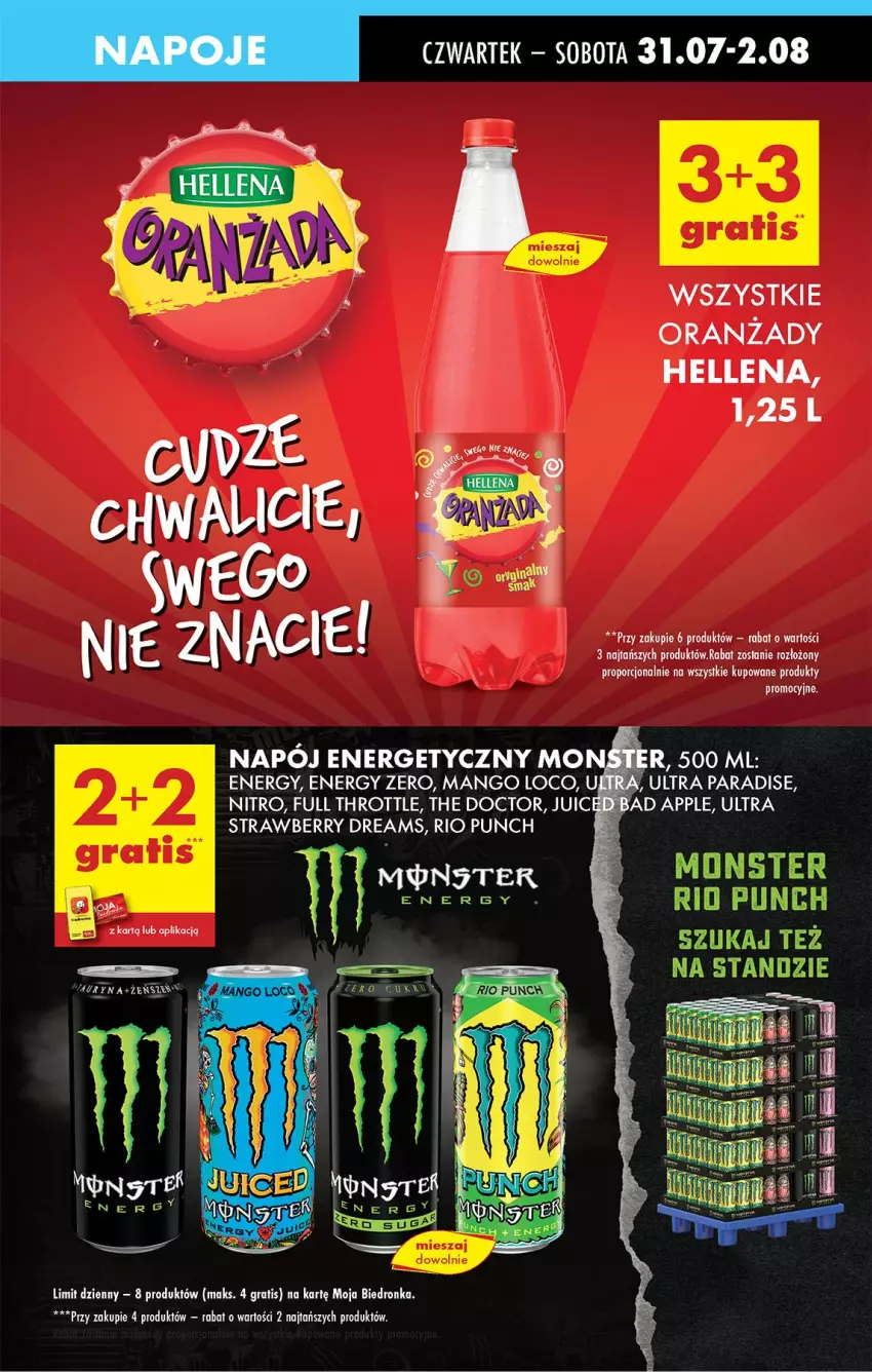 Gazetka promocyjna Biedronka - Od Czwartku - ważna 31.07 do 06.08.2025 - strona 65 - produkty: Full Throttle, Gra, Mango, Napój, Napój energetyczny, Por