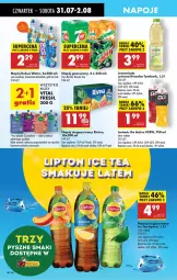 Gazetka promocyjna Biedronka - Od Czwartku - Gazetka - ważna od 06.08 do 06.08.2025 - strona 64 - produkty: Por, Mus, 7up, Lemoniada, Mirinda, Kiwi, Leon, Lipton, Napój gazowany, Tymbark, Limonka, Kubuś, Napój niegazowany, Napój