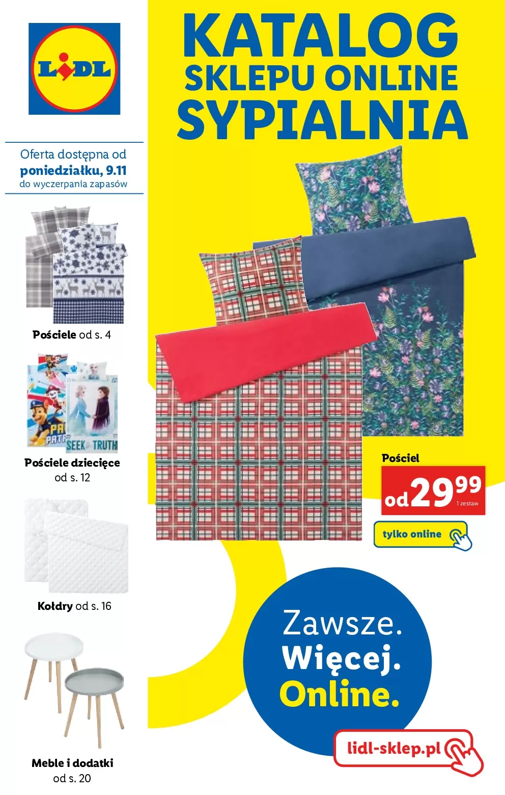 Gazetka promocyjna Lidl - Sypialnia - ważna 19.11 do 27.11.2020 - strona 1