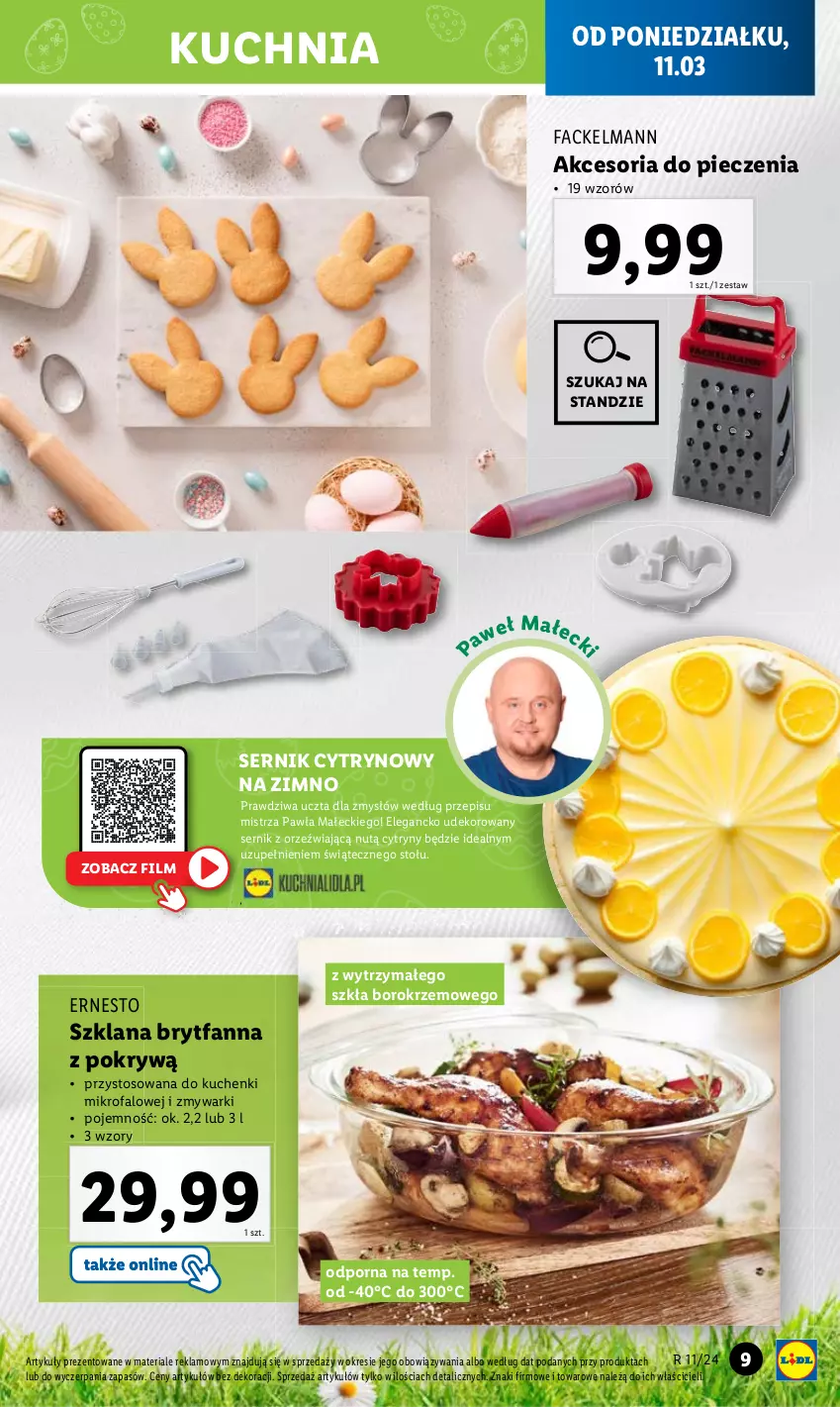 Gazetka promocyjna Lidl - GAZETKA - ważna 11.03 do 16.03.2024 - strona 11 - produkty: Cytryny, Fa, Kuchenki mikrofalowe, Kuchnia, LANA, Piec, Por, Ser, Zmywarki