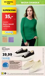 Gazetka promocyjna Lidl - GAZETKA - Gazetka - ważna od 16.03 do 16.03.2024 - strona 18 - produkty: Sweter, Buty, Moda