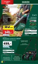 Gazetka promocyjna Lidl - GAZETKA - Gazetka - ważna od 16.03 do 16.03.2024 - strona 44 - produkty: Piec, Parkside, Odkurzacz, Top, Noż, Rozdrabniacz, Ogród, Akumulator