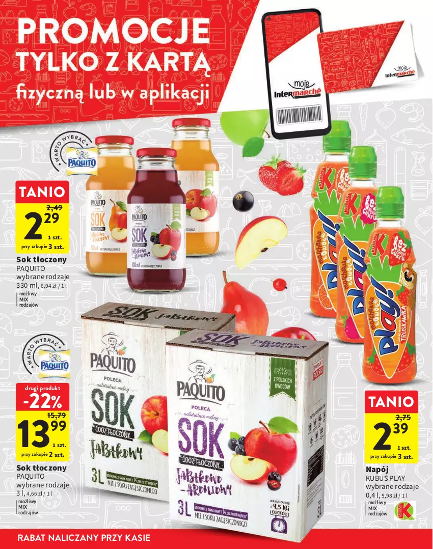 Gazetka promocyjna Intermarche - katalog - ważna 01.06 do 14.06.2023 - strona 16 - produkty: Kubuś, Napój, Sok