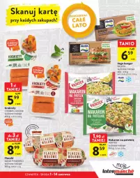 Gazetka promocyjna Intermarche - katalog - Gazetka - ważna od 14.06 do 14.06.2023 - strona 7 - produkty: Makaron, Frosta, Krokiety, Burger, Hortex