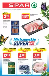 Gazetka promocyjna Spar - Spar - Gazetka - ważna od 20.04 do 20.04.2021 - strona 1 - produkty: Kurczak, Parówki, Kawa mielona, Kawa, Schab wieprzowy, Morliny, Jacobs, Berlinki