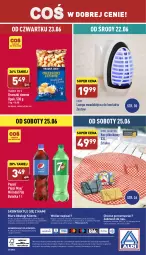 Gazetka promocyjna Aldi - Katalog spożywczy - Gazetka - ważna od 26.06 do 26.06.2022 - strona 32 - produkty: Por, Koc, 7up, Pepsi max, Orzeszki, Mirinda, O nas, Pepsi, Biuro, Orzeszki ziemne, Lampa