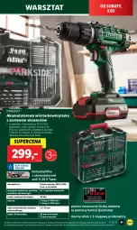Gazetka promocyjna Lidl - GAZETKA - Gazetka - ważna od 08.03 do 08.03.2025 - strona 47 - produkty: Parkside, Top, Ser, Noż, Miarka, Akumulatorowa wiertarkowkrętark, Wiertarkowkrętarka, Warka, Tarka, Wkręt, Moda, Wkrętarka, Akumulator