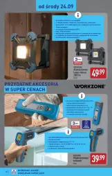 Gazetka promocyjna Aldi - Artykuły przemysłowe i tekstylia - Gazetka - ważna od 27.09 do 27.09.2025 - strona 10 - produkty: Top, Termometr, Bateria, Lampa, Akumulator, LG