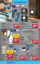 Gazetka promocyjna Aldi - Artykuły przemysłowe i tekstylia - Gazetka - ważna od 27.09 do 27.09.2025 - strona 8 - produkty: Sok, Termometr, Cynk, Silan, Drzwi, Lampa, Miotła, Akumulator, LG