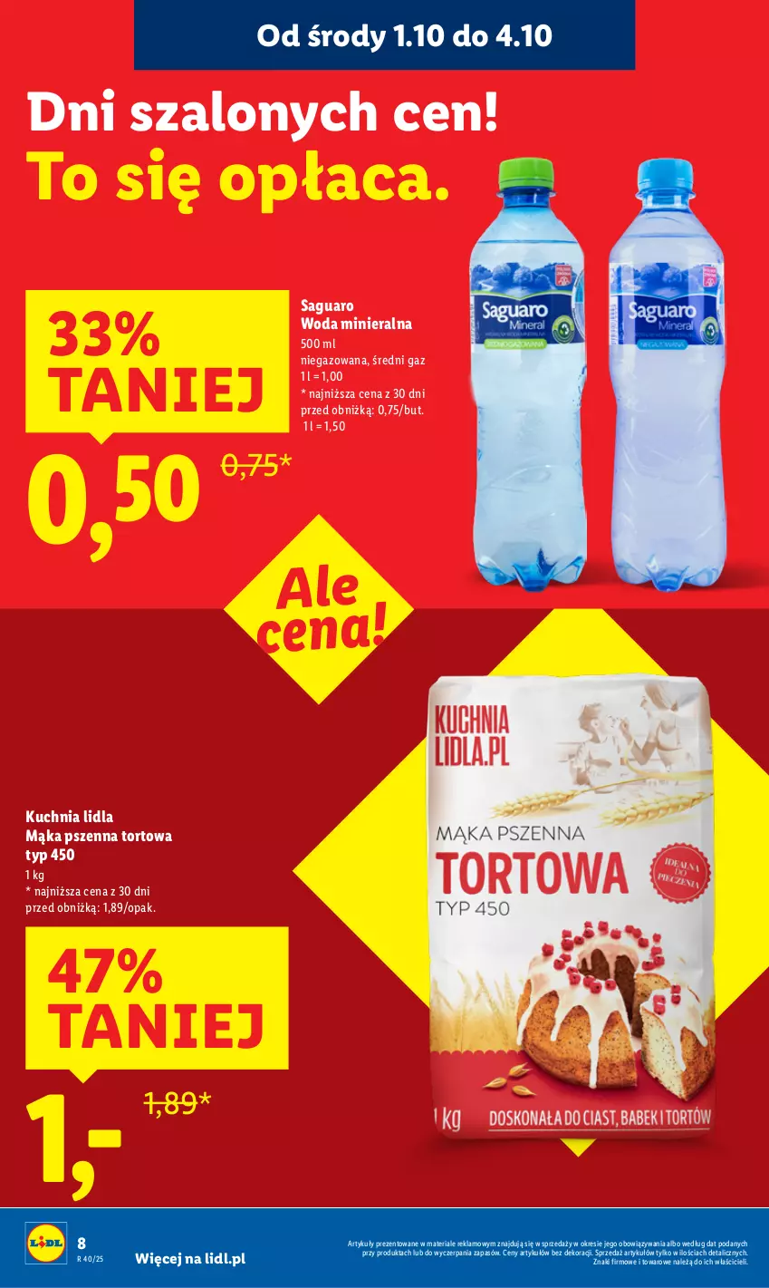 Gazetka promocyjna Lidl - GAZETKA - ważna 29.09 do 01.10.2025 - strona 8 - produkty: Kuchnia, Mąka, Mąka pszenna, Szal, Woda