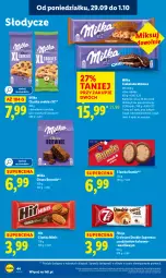 Gazetka promocyjna Lidl - GAZETKA - Gazetka - ważna od 01.10 do 01.10.2025 - strona 50 - produkty: Ciastka, Kawa, Croissant, Czekolada, Kakao, Brownie, Milka