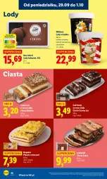 Gazetka promocyjna Lidl - GAZETKA - Gazetka - ważna od 01.10 do 01.10.2025 - strona 52 - produkty: Ser, Cukier, Wazon, Lody, Tonik, Popcorn, Baton, Kakao