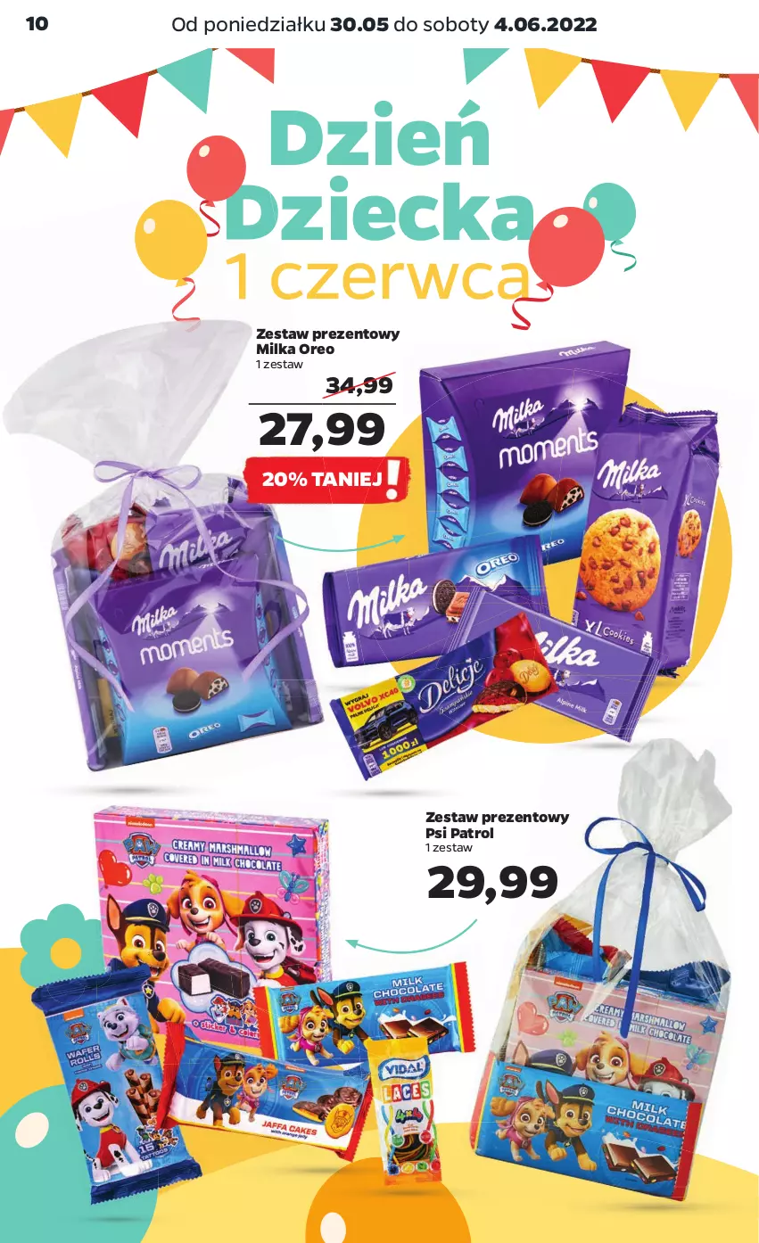 Gazetka promocyjna Netto - Gazetka spożywcza - ważna 30.05 do 04.06.2022 - strona 10 - produkty: Milka, Oreo, Psi Patrol, Zestaw prezentowy