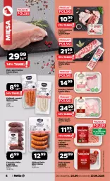Gazetka promocyjna Netto - Od Czwartku - Gazetka - ważna od 27.09 do 27.09.2025 - strona 4 - produkty: Mięso mielone z szynki, Mięso mielone, Sok, Por, Sokołów, Golonka z indyka, Filet z piersi indyka, Noga z kaczki, Kaszanka, Kasza, Kiełbasa, Mięso, Kiełbasa śląska