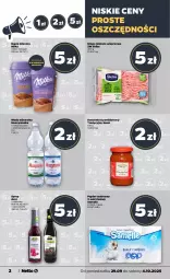 Gazetka promocyjna Netto - Od Poniedziałku - Gazetka - ważna od 04.10 do 04.10.2025 - strona 2 - produkty: Koncentrat pomidorowy, Mięso mielone, Mus, Papier, Muszynianka, Syrop, Napój mleczny, Woda mineralna, Owoce, Woda, Napój, Mięso, Milka
