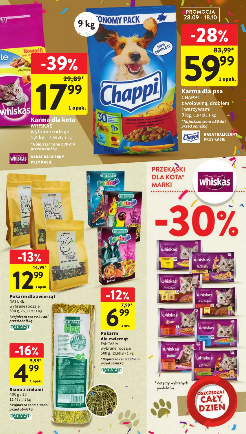 Gazetka promocyjna Intermarche - Gazetka Intermarche - ważna 28.09 do 04.10.2023 - strona 41 - produkty: Chappi, Fa, Fanta, Warzywa, Whiskas