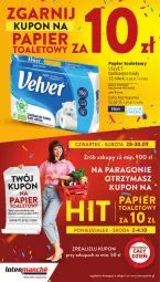 Gazetka promocyjna Intermarche - Gazetka Intermarche - Gazetka - ważna od 04.10 do 04.10.2023 - strona 4 - produkty: Papier, Papier toaletowy, Velvet