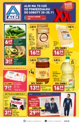 Gazetka promocyjna Aldi - Pełna oferta - Gazetka - ważna od 25.11 do 25.11.2023 - strona 1 - produkty: Ser, Gra, Złoty Mazur, Bell, Jaja, Kawa, Miód, Lavazza, Olej rzepakowy, Bella, Grunt, Masło, Olej, Fa