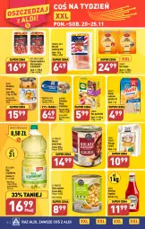 Gazetka promocyjna Aldi - Pełna oferta - Gazetka - ważna od 25.11 do 25.11.2023 - strona 18 - produkty: Pierogi, Ketchup, Ser, Ryż, Ryż parboiled, Bell, Melvit, Płatki owsiane, Szynka, Boczek, Olej rzepakowy, Cenos, Bella, Gouda, Olej, Heinz, Danie gotowe