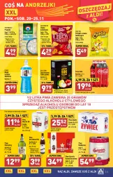 Gazetka promocyjna Aldi - Pełna oferta - Gazetka - ważna od 25.11 do 25.11.2023 - strona 21 - produkty: Piwa, Piwo, Cheetos, Sok, Ser, Koc, Gra, Hamburger, Chipsy, Coca-Cola, Chrupki, Burger, Przysnacki, Oshee, Okocim, Napój