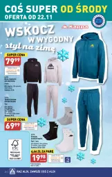 Gazetka promocyjna Aldi - Pełna oferta - Gazetka - ważna od 25.11 do 25.11.2023 - strona 28 - produkty: Karp, Bluza z kapturem, Dres, Wełna, Spodnie, Bluza, Spodnie dresowe