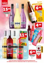 Gazetka promocyjna Topaz - Gazetka - Gazetka - ważna od 16.07 do 16.07.2025 - strona 18 - produkty: Piwo, Rum, Gin, Fresco, Coca-Cola, Lack, Bacardi, Monte Santi, Wino, Monte, Fa